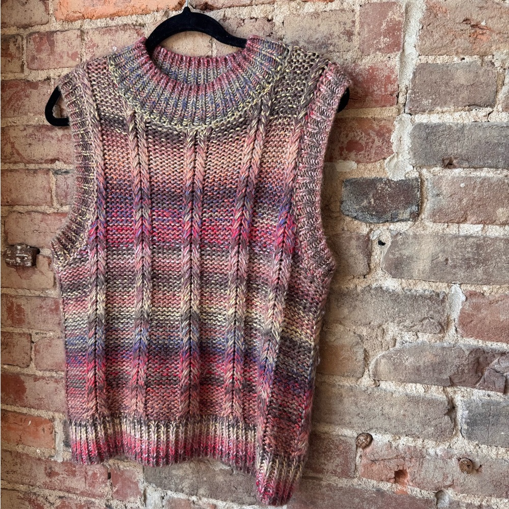 Evereve Spring Sweater Vest Size Small
